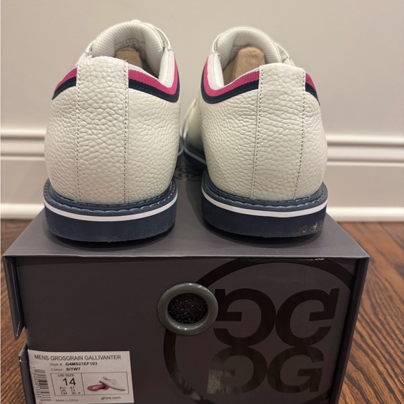 G/fore Men's Grosgrain Gallivanter Golf Shoe NWT - Picture 4 of 6